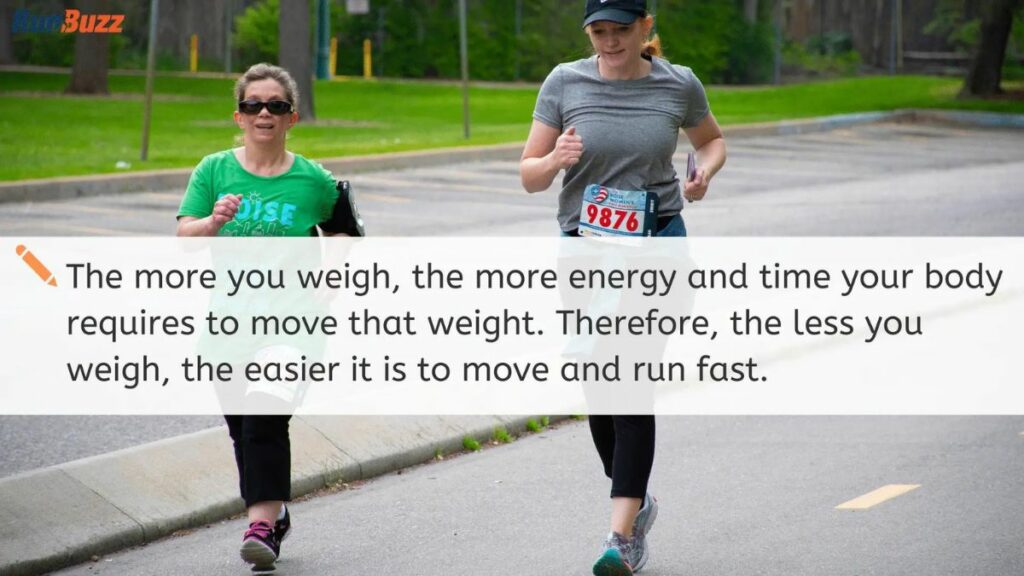 losing weight for faster 5k