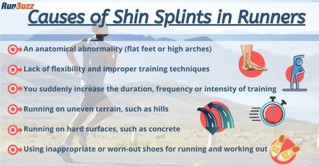 Common causes of shin splints in runners